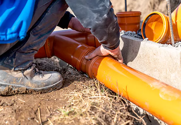 Drain Sewer Line Repair in Wasaga Beach, Ontario